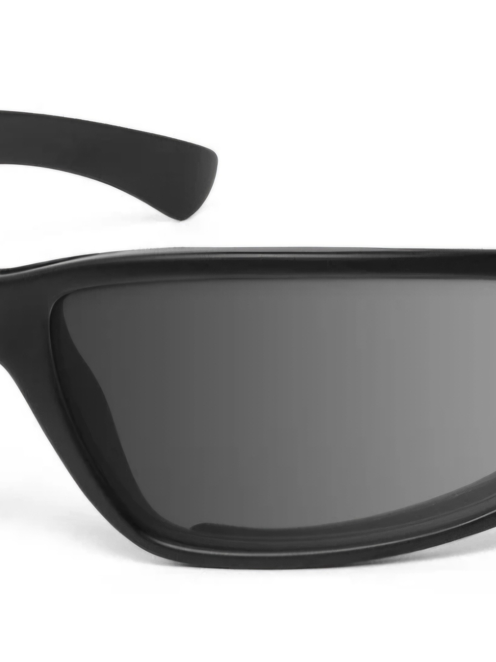Men's Black Polarized Sport Sunglasses